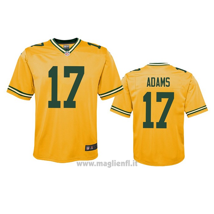Maglia NFL Game Bambino Green Bay Packers Davante Adams Inverted Or